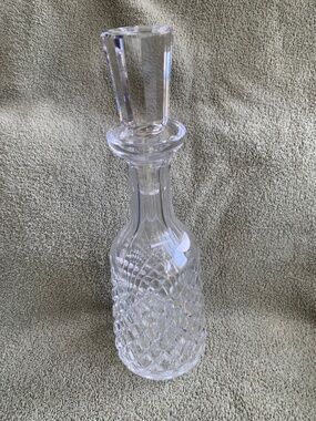 Vintage Waterford Crystal ALANA Wine Decanter & Stopper, 13” Tall, NEVER USED!